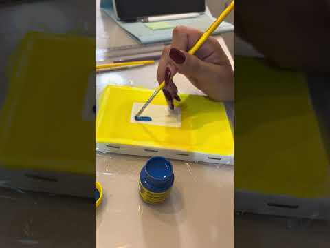 ASMR pintura satisfatória #asmr #relax #shorts #viral