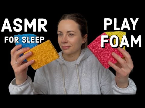 ASMR | Play Foam Triggers (Crunchy, Sticky, Crackly Sounds) ✨