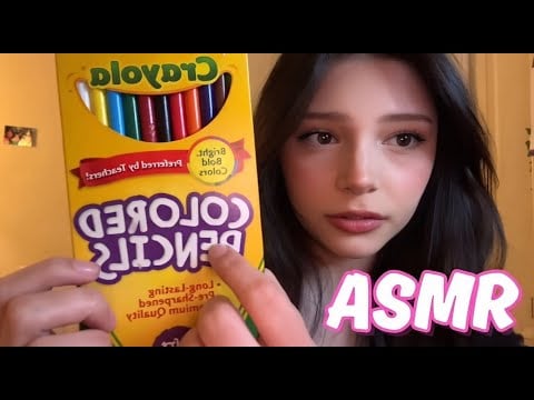 ASMR coloring your face