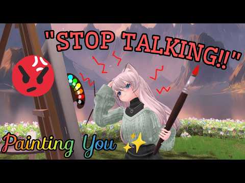 Artist with EVEN WORSE anger issues paints you again.. | ASMR