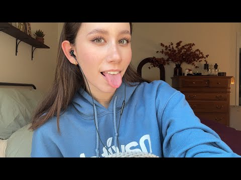 ASMR | Mouth Sounds, Inaudible Whispering, & Hand Movements