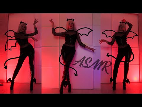 ASMR Demon girl dancing on heels Relaxing visual triggers 👠