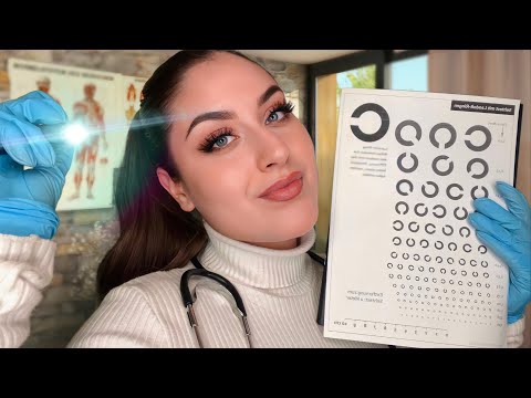 Cranial Nerve Exam [ASMR deutsch] sanfte Arzt Untersuchung| soft spoken Medical Examination Roleplay