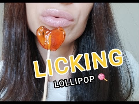 ASMR LICKING🍭/ ASMR Lollipop Licking