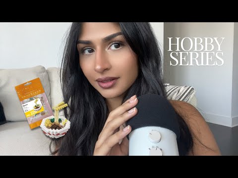 asmr close breathy whispers 🍜 | new hobbies nanoblock building crinkling, rummaging, & more part 1