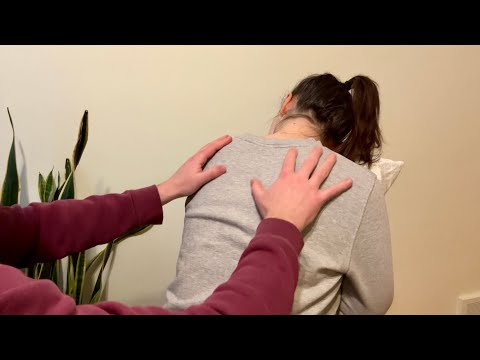 ASMR Sleepy Back Scratching Massage with Tools ✨ Real Person ASMR