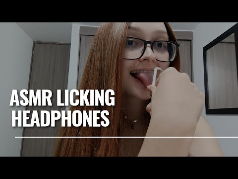 Asmr Colombiano | Chupando mis audífonos 👅 (muy casero)