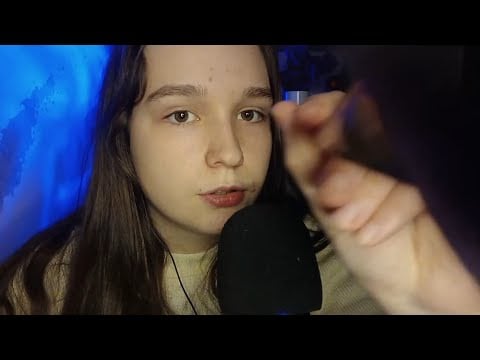 ASMR pincel na tela muito rápido e sons de boca intensos nos seus ouvidos - durma rápido