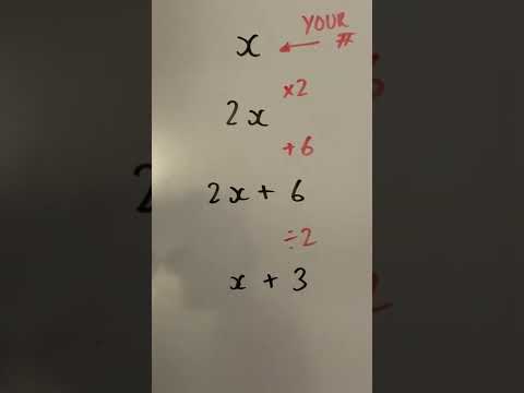 (ASMR) Maths Trick! #Shorts