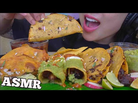 ASMR MEXICAN FOOD (EATING SOUNDS) NO TALKING | SAS-ASMR