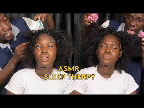 ASMR💫AGGRESSIVE HEAD SCALP SCRATCH HEAD MASSAGE WITH DIFFERENT TOOLS 4 RELAXATION SLEEP