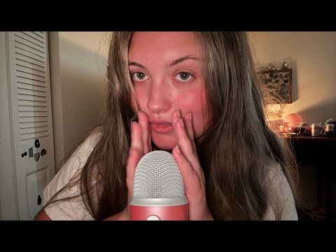 ASMR WHISPERED STUTTERING, REPEATING WORDS *NO HUMMING* *RAMBLING*