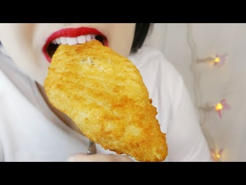 ASMR  Eating  Fish (Pollock Fillet)🍽 😋