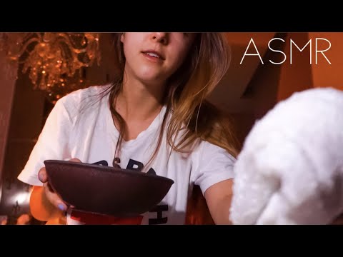 ASMR  CUIDANDO DE VOCÊ EM UM DIA DE INVERNO: sons de lareira, atenção pessoal, carinho e +