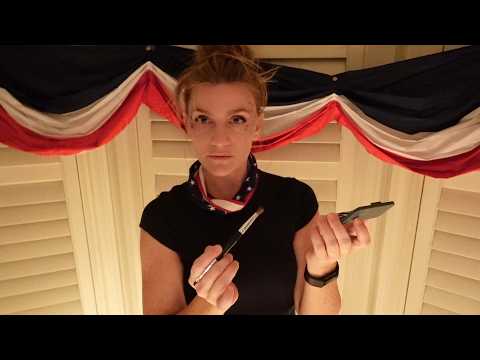 ASMR | Doing your makeup for a World Cup match