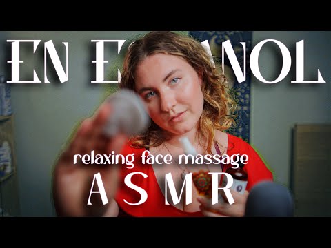 ❂ASMR❂ Masaje Relajante En Tu Carita ✨Soft Spoken Gentle Face Massage ❤️ ASMR En Español