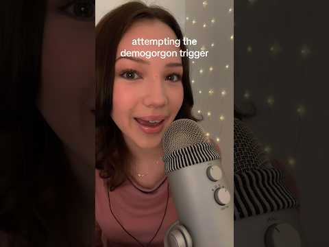 had to give it a try!! @dakotabasmr  #asmr #mouthsounds #demogorgon #tingles #sleep