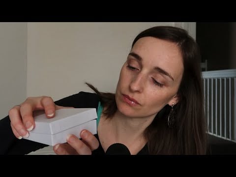 Light & Gentle Tapping on Different Boxes ~ Classic ASMR With Up Close Whispering