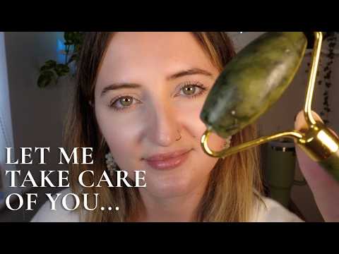 Slow & Gentle Skincare ASMR for Sleep 🤍 Relaxing Bedtime Routine