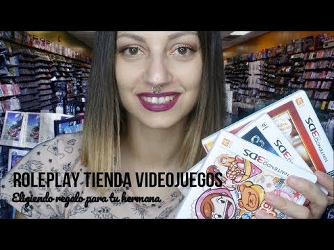 ASMR Roleplay Tienda Videojuegos: Te ayudo con el regalo de tu hermana