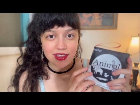 ASMR • Checking Baby’s Vision + Guessing the Animal
