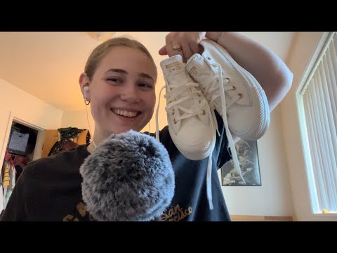 ASMR showing you my new shoes!