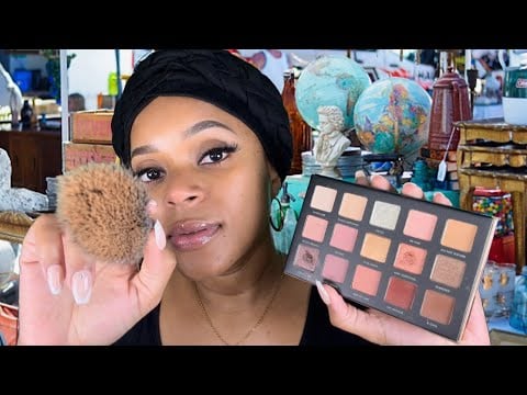 ASMR |💄The Lady At The Flea Market Does Your Makeup For $5 For Graduation