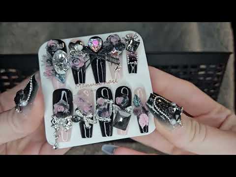 ASMR A Clickity Clackity Press On Nail Haul
