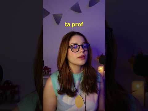 TA PROF TE FAIT LE DEBRIEF DU CONSEIL DE CLASSE #asmr  #pov