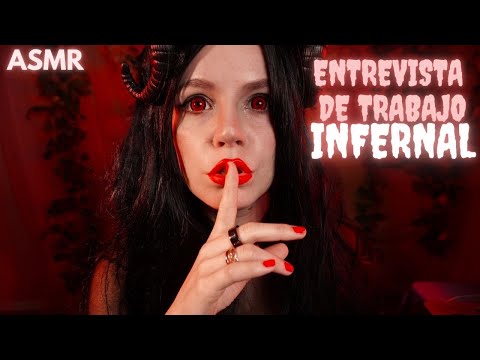 ASMR ENTREVISTA INFERNAL roleplay español