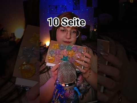 10 Seite Triggerbuch ASMR #asmrtapping #asmrscratching #asmrvideo #asmrtist #asmrtingles