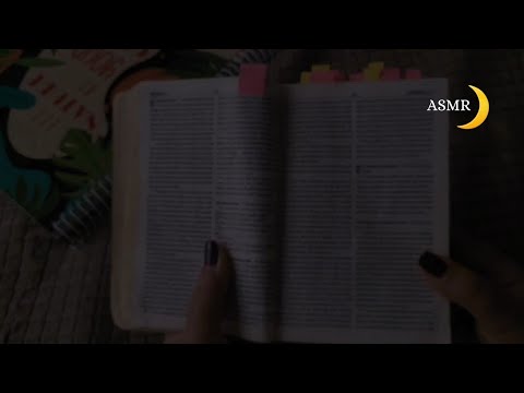 ASMR - Lendo Versos Da Bíblia | Versos Para Guardar No Coração e Levar Para a Vida