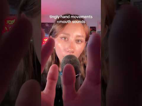 ASMR | Hand Movements + Mouth Sounds #asmr #asmrsounds #asmrtingles #mouthsounds #relaxing