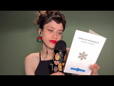 asmr🎄lectura susurrada y soft spoken