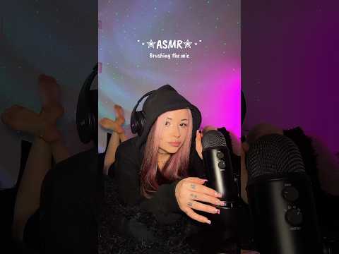 Brushing the mic💋 #asmr #micbrushing #asmrsleep #asmrshorts #karmaasmr #karma #tingles #asmrtrigger