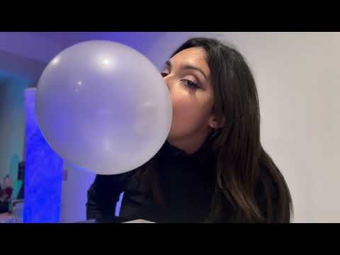 BIG BUBBLE ASMR | blowing MASSIVE bubble tingling chewing popping sounds