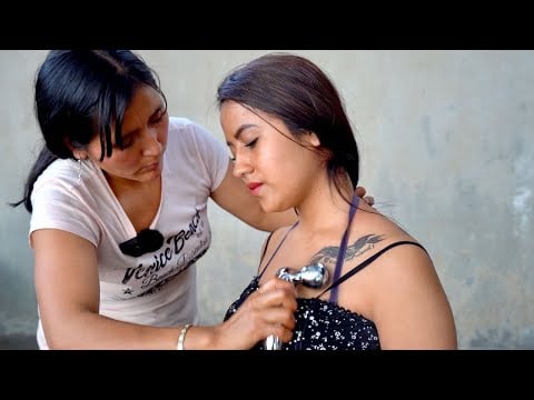 Relaxing Soft Sounds ASMR Head & Neck Massage & Limpia (Spiritual Cleansing) by Doña Esperanza