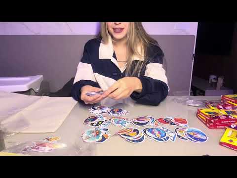 ASMR MONTANDO LEMBRANCINHAS PRO ANIVERSÁRIO DE 1 ANO DO APOLO