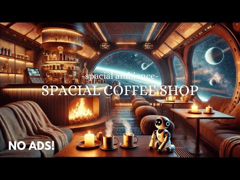 SPACIAL FUTURISTIC COFFEE SHOP | Spacial Ambience  for  Studying & Working