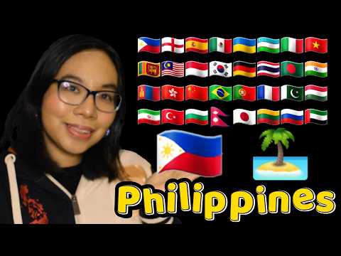 ASMR PHILIPPINES IN DIFFERENT LANGUAGES (Soft Speaking, Mouth Sounds) 🇵🇭🌴 [33 Languages]