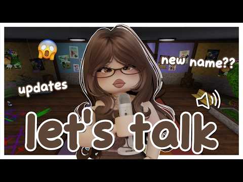 (roblox asmr 🌙) why i changed my name... | let's talk! 😴☕