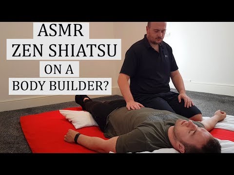 [ASMR] Zen shiatsu with a Male Body Builder?