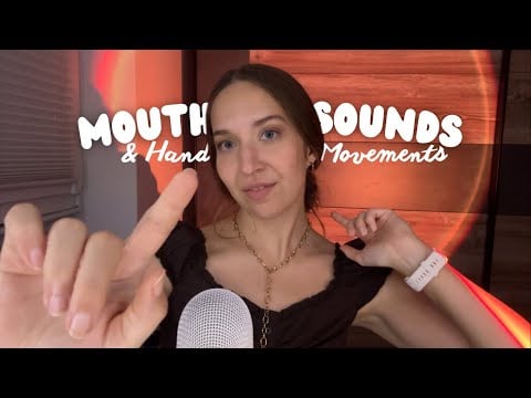 ASMR 10 Minutes of Delicate Mouth Sounds 👄 | No Talking (Hand Movements, Fabric Sounds, Hand Sounds)
