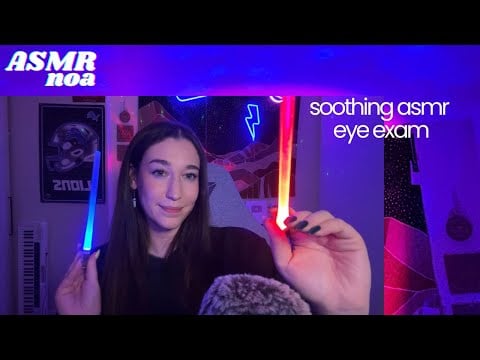 Sleepy Eye Exam ASMR: Relaxing Personal Attention