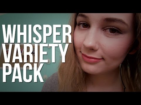 ASMR Whisper Variety Pack (sk, left side/right side, inaudible/unintelligible)