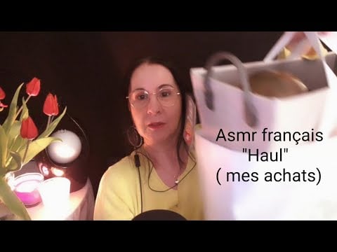 #Asmr français " #Haul " ( mes achats)  #unboxing !