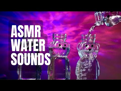 [ASMR] Water Sounds: Pouring Water into Bottles (No Talking)