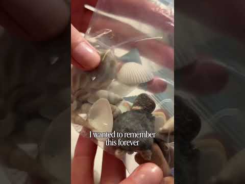 I carry my memories with me through my custom shell charm 🩷 #jewelry #jewelrymaking #charm
