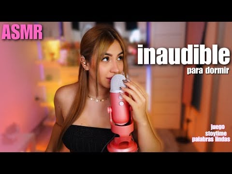 ASMR Inaudible Para dormir con Palabras Lindas 💖 Storytime y Marcadores