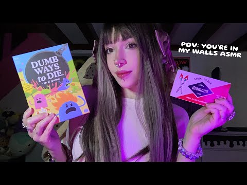 POV: You’re in My Walls Roleplay ASMR | Tapping, Scratching, Rambling, Whispering, Liquid Sounds